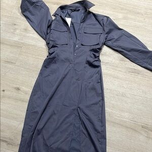 Elegant Gray Women's Dress